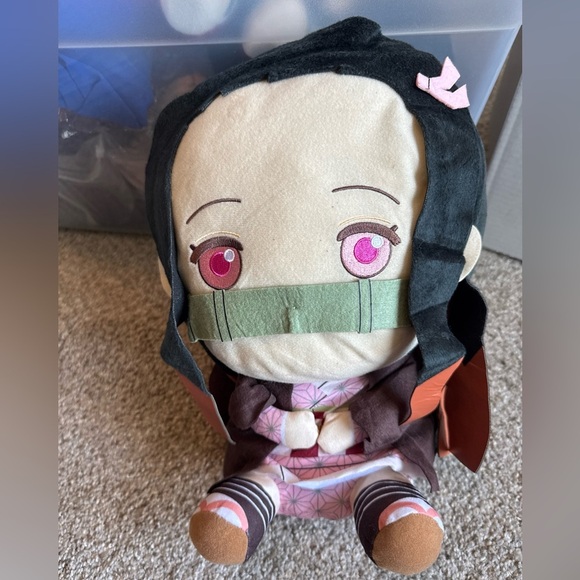 Devil's Blade Demon Kimetsu no yaiba Nezuko plush doll type Ruck sack Rare Find - Picture 2 of 7